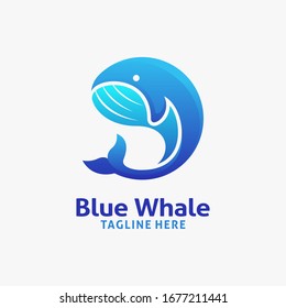 Blue whale logo design inspiration