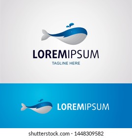 blue whale,  mammal, icon, template
