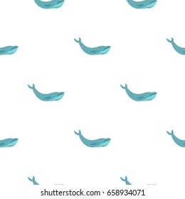 Blue whale pattern seamless for any design vector illustration