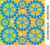Blue Wheel Deal  (motion illusion)