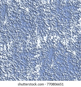 blue and white 3D surface pattern with little embossed areas and lines, vector illustration