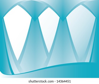 Blue white abstract