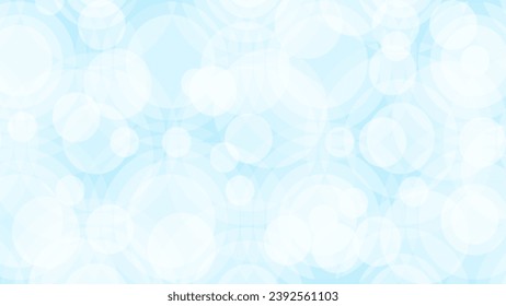 Fondo abstracto azul y blanco con bokeh