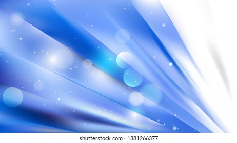 Blue and White Abstract Background Design