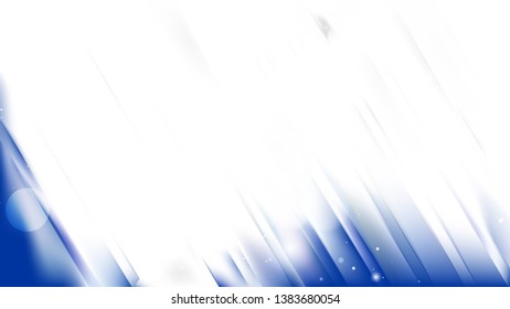 Blue and White Abstract Background Illustration