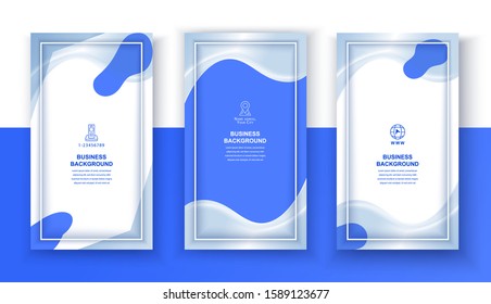 Blue white abstract background with thin square shape for medicine, official banners, storis, phones screens