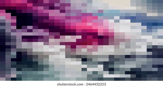Blue and white abstract banner.
