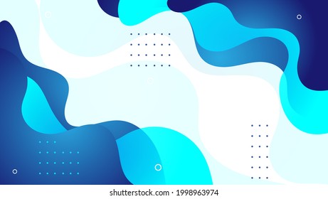 blue white abstract fluid background