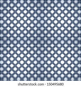 Blue and white abstract geometric background