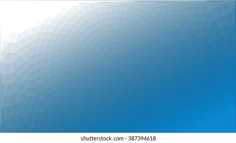 Blue white abstract geometric rumpled triangular low poly style vector illustration graphic background