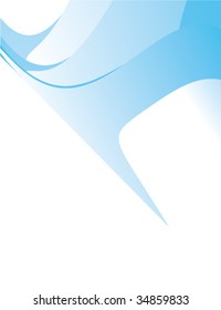 Blue White abstract open background 4 - vector