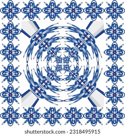 Blue and white abstract pattern flower is an unique decorative transparent vector design ,great for decoration ,textile and fabric ,book cover, valentine gift and different website and print purpose