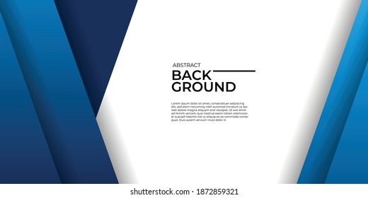 Blue white abstract presentation background. Vector illustration design for corporate business presentation, banner, cover, web, flyer, card, poster