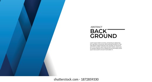 Blue white abstract presentation background. Vector illustration design for corporate business presentation, banner, cover, web, flyer, card, poster