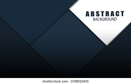 abstrakter blauer und weißer Vektor. moderner und eleganter Hintergrund.