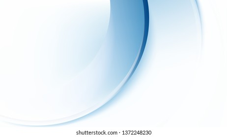 Blue and White Abstract Wave Background