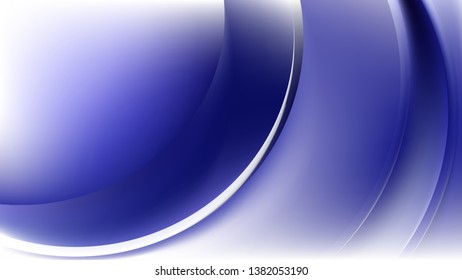 Blue and White Abstract Wave Background Template