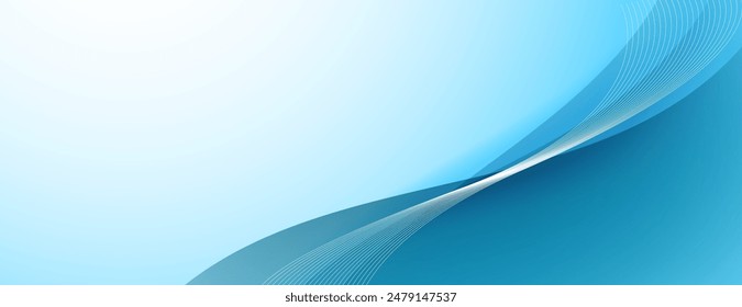 fondo de onda abstracto azul y blanco con líneas onduladas. ideal para Anuncio, presentación, póster, Fondo de pantalla, etc.