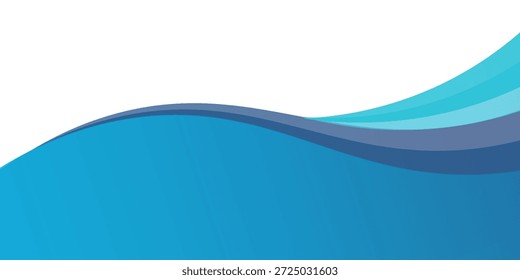 fondo ondulado abstracto azul y blanco de la forma, Vector Eps10.
