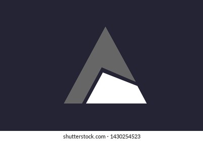 A blue white alphabet letter suitable as a logo icon design for a company or business