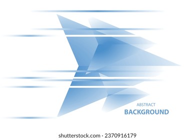 Blue and white arrow concept technology abstract background. vector illustration	