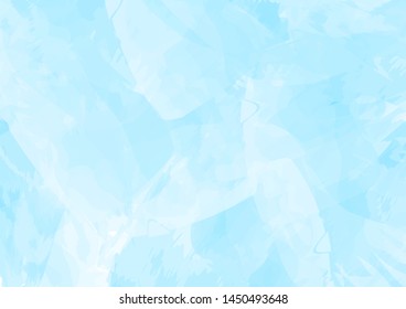 Blue and white artistic watercolor background.