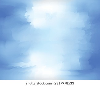 A blue and white background