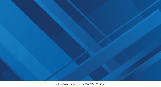 Blue white background with abstract box rectangle geometric shapes modern element for banner, presentation design and flyer