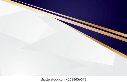 Blue white background with abstract geometry, perfect for luxury certificate