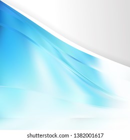 Blue and White Background Design Template Vector Graphic