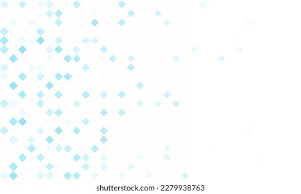 Blue white background of diamond shapes. Landing page template.