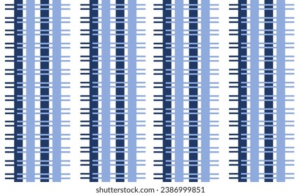 blue and white background, white and blue fence pattern, blue abstract background repeat seamless style, replete image design for fabric printing patter, vertical strip line