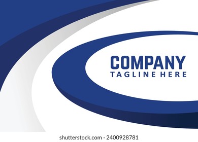 The blue and white background gives a fresh and modern impression, ideal for business cards for start up companies or creative businesses