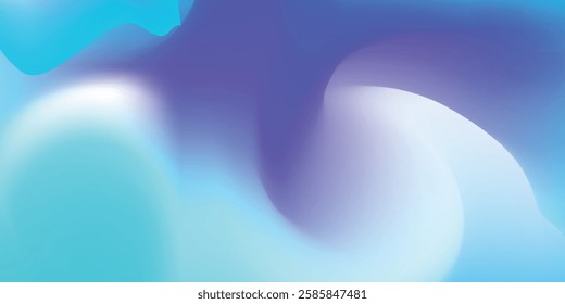 A blue and white background with a white line that is curved and has a blue and white color vector illustration 