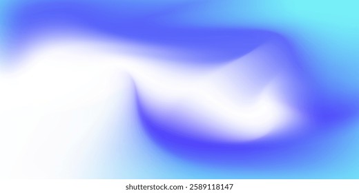 A blue and white background with a white line that is curved and has a blue and white background