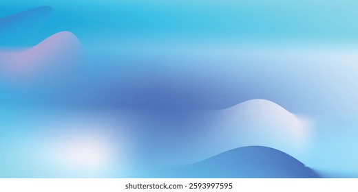 A blue and white background with a white line that is curved and has a blue and white color