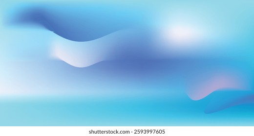 A blue and white background with a white line that is curved and has a blue and white color