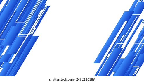 fondo azul y blanco con líneas