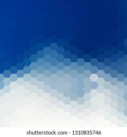 blue and white background. Mosaic abstract background. polygonal style