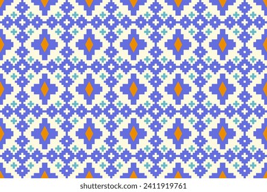 Blue and white background patterns for textile, fabric and cloth