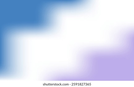 A blue and white background with a purple line