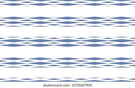 blue and white background, seamless geometric pattern with diamond  blue diamond with white strip pattern repeat and seamless style replete image design for fabric printing or vintage theme wallpaper