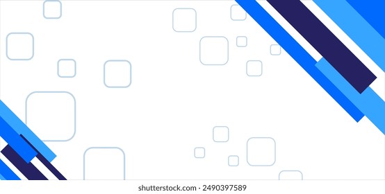 Un fondo azul y blanco con cuadrados azules y blancos y azul