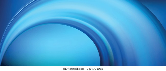 blue and white background with wavy light and wavy lines.