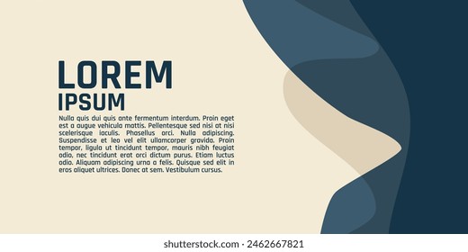 A blue and white background with the words. The background has a wave-like pattern, giving it a modern and artistic feel