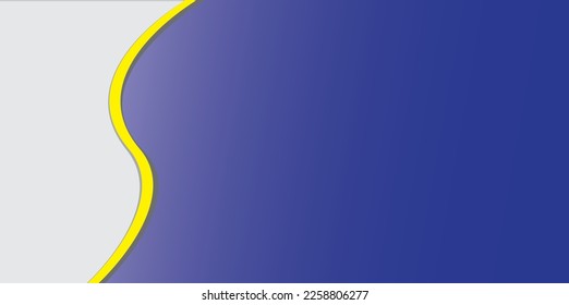 fondo blanco azul con borde amarillo letra s