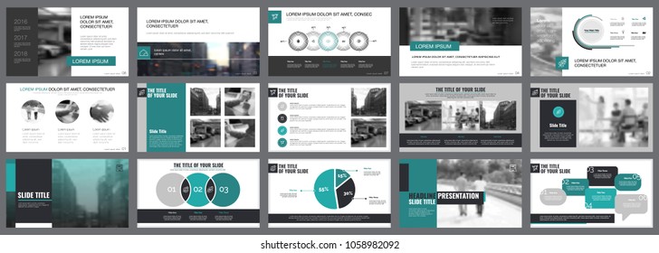 Blue, white and black infographic design elements for presentation slide templates. Business and accounting concept can be used for financial report, advertising, workflow layout and brochure design.