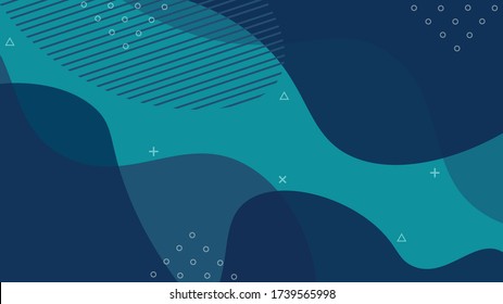 blue white black vector graphic desgin presentation pattern dynamic flat banner space background art abstract