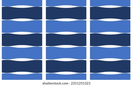 el bloque y la curva azul y blanco continúan como rayas de repetición sin inconvenientes, diseño de imagen completo para la impresión de tejido
