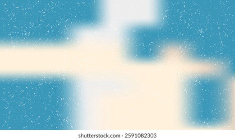 blue and white blurred gradient with grain noise effect background, for art product design, social media, trendy, vintage, flyer, banner